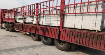 南宁 白麻荔枝面外墙干挂，工厂装车日常