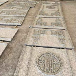 南宁 白麻花岗岩外墙立面雕刻板