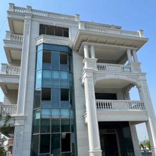 南宁 白麻花岗岩别墅外墙干挂效果展示