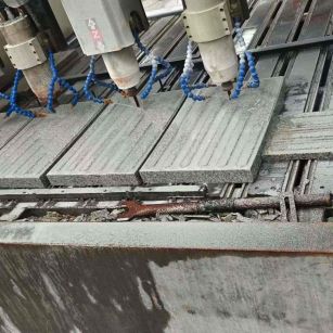 南宁 芝麻白花岗岩荔枝面盲道雕刻