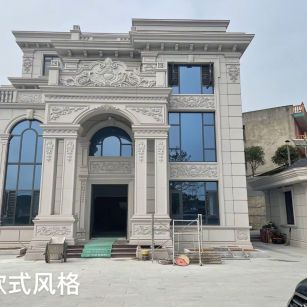 南宁 白麻花岗岩别墅外墙干挂