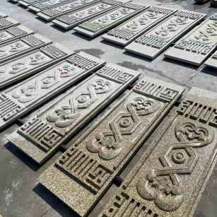 南宁 黄金麻花岗岩外墙雕刻板