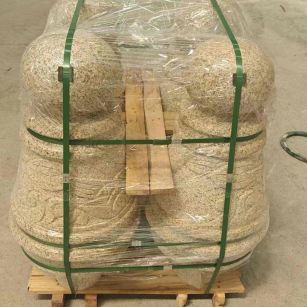 南宁 黄金麻异形定制雕花——棒棒糖挡车柱