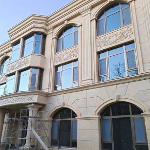 南宁 黄金麻花岗岩别墅外墙干挂