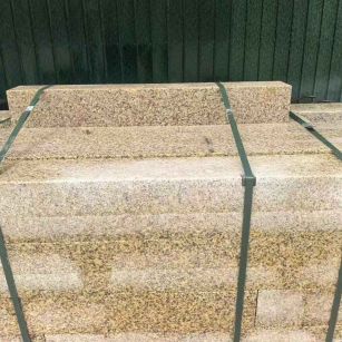 南宁 黄金麻花岗岩石材机切面栏杆料半成品