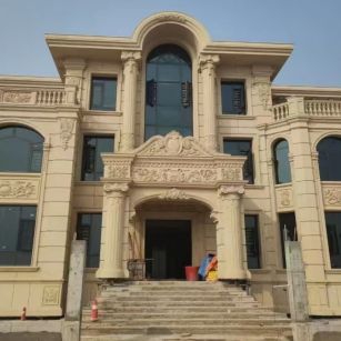 南宁 黄金麻花岗岩别墅外墙干挂