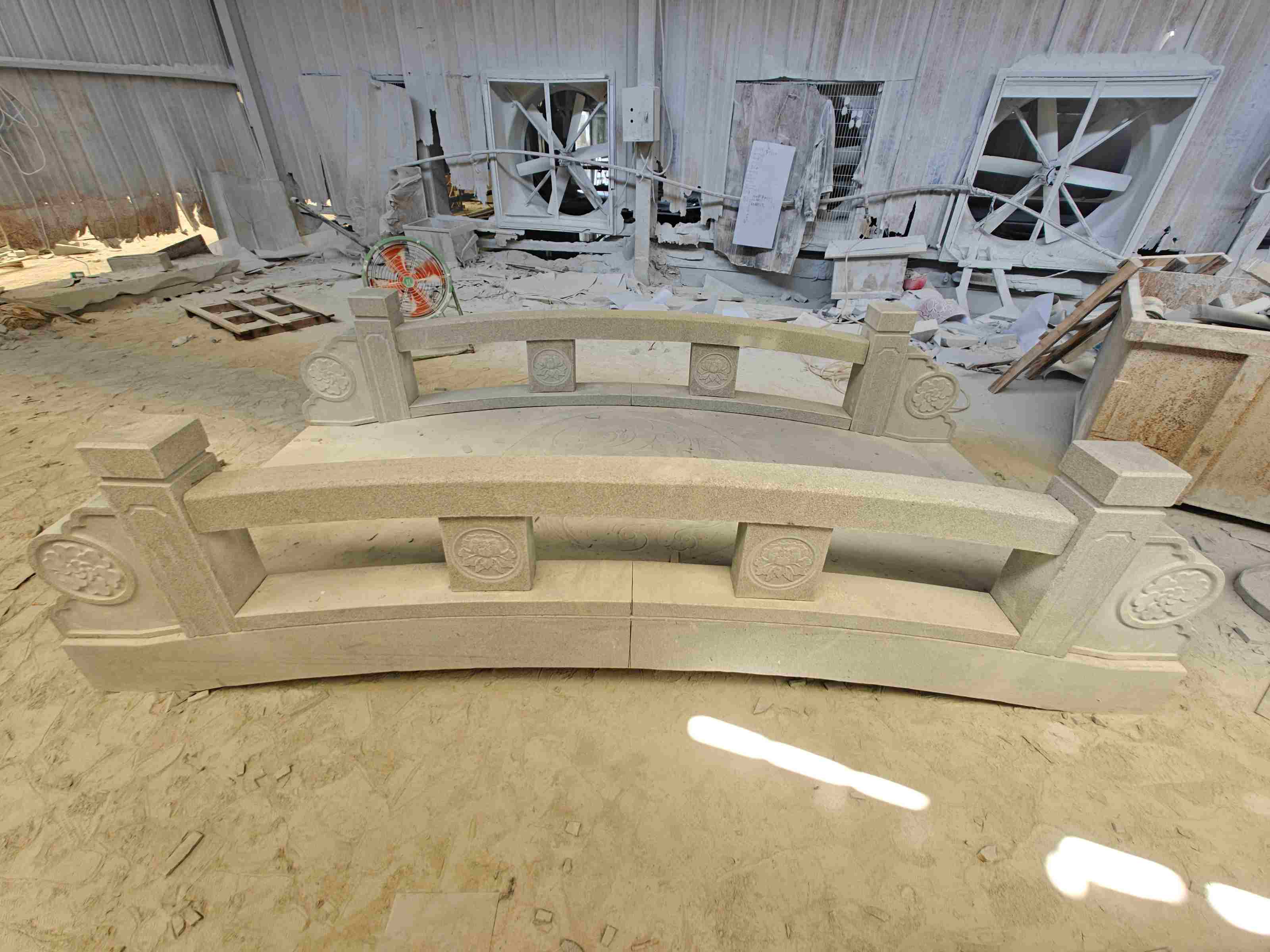 南宁 芝麻灰花岗岩异形加工-拱桥，石桥