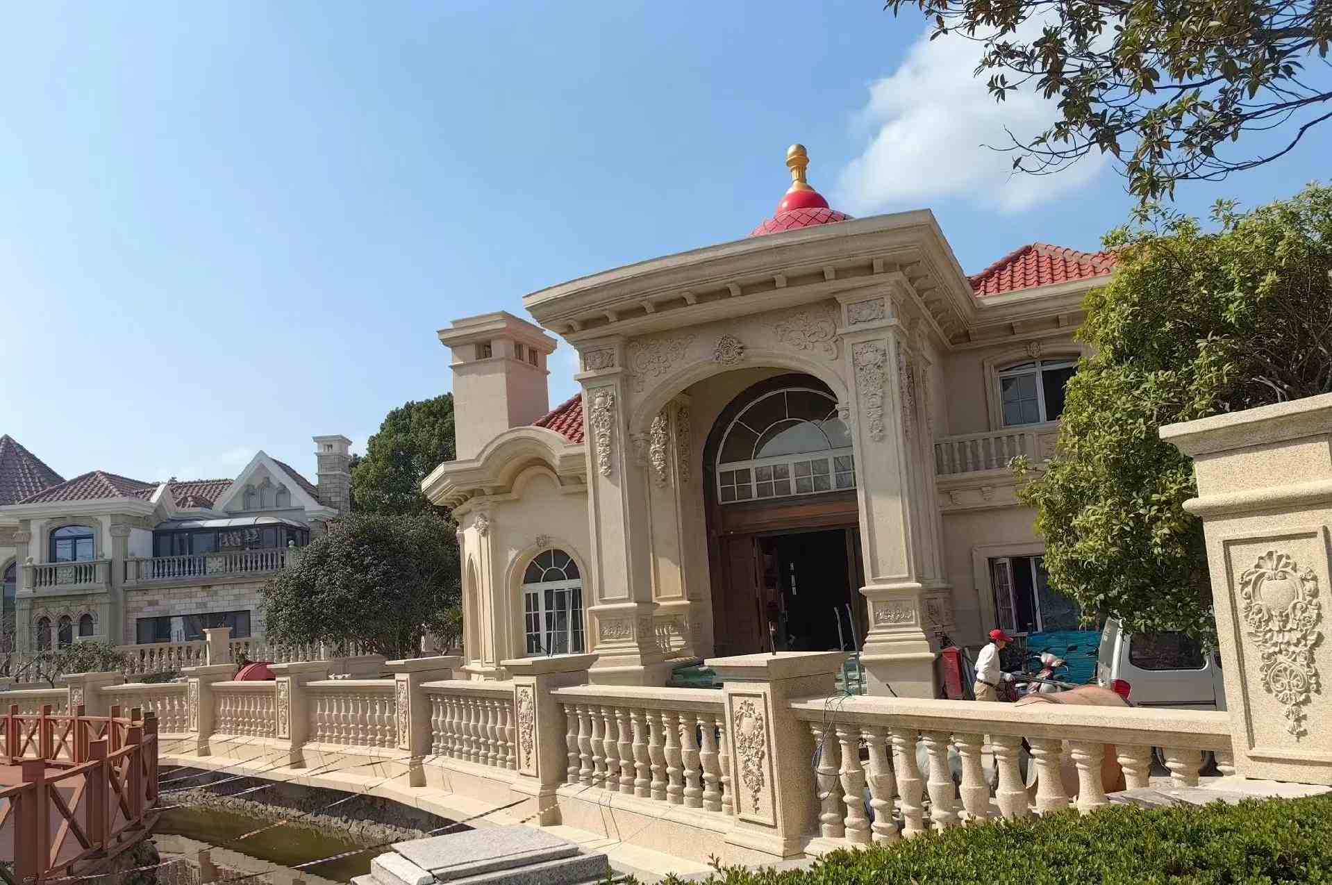 南宁 黄金麻花岗岩欧式别墅