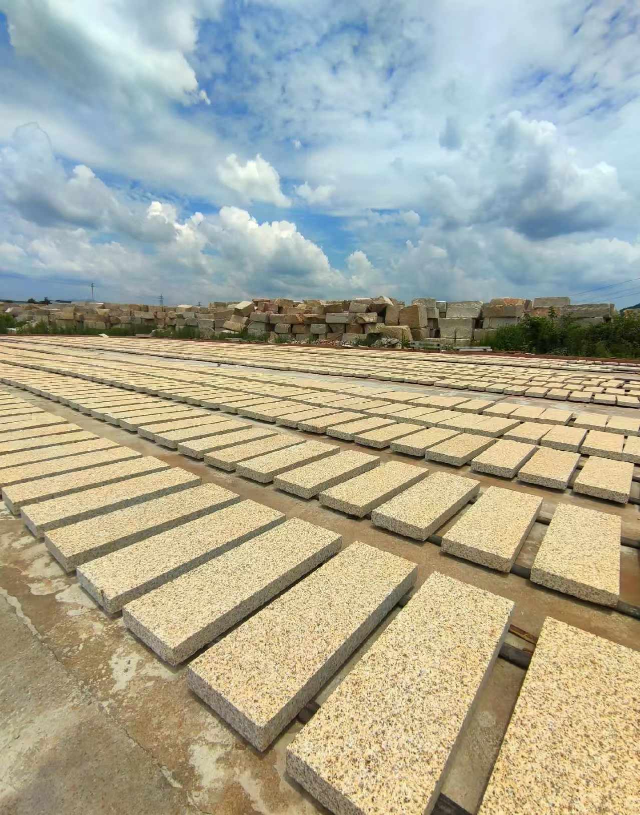 南宁 黄金麻荔枝面花岗岩石材地铺石防护中
